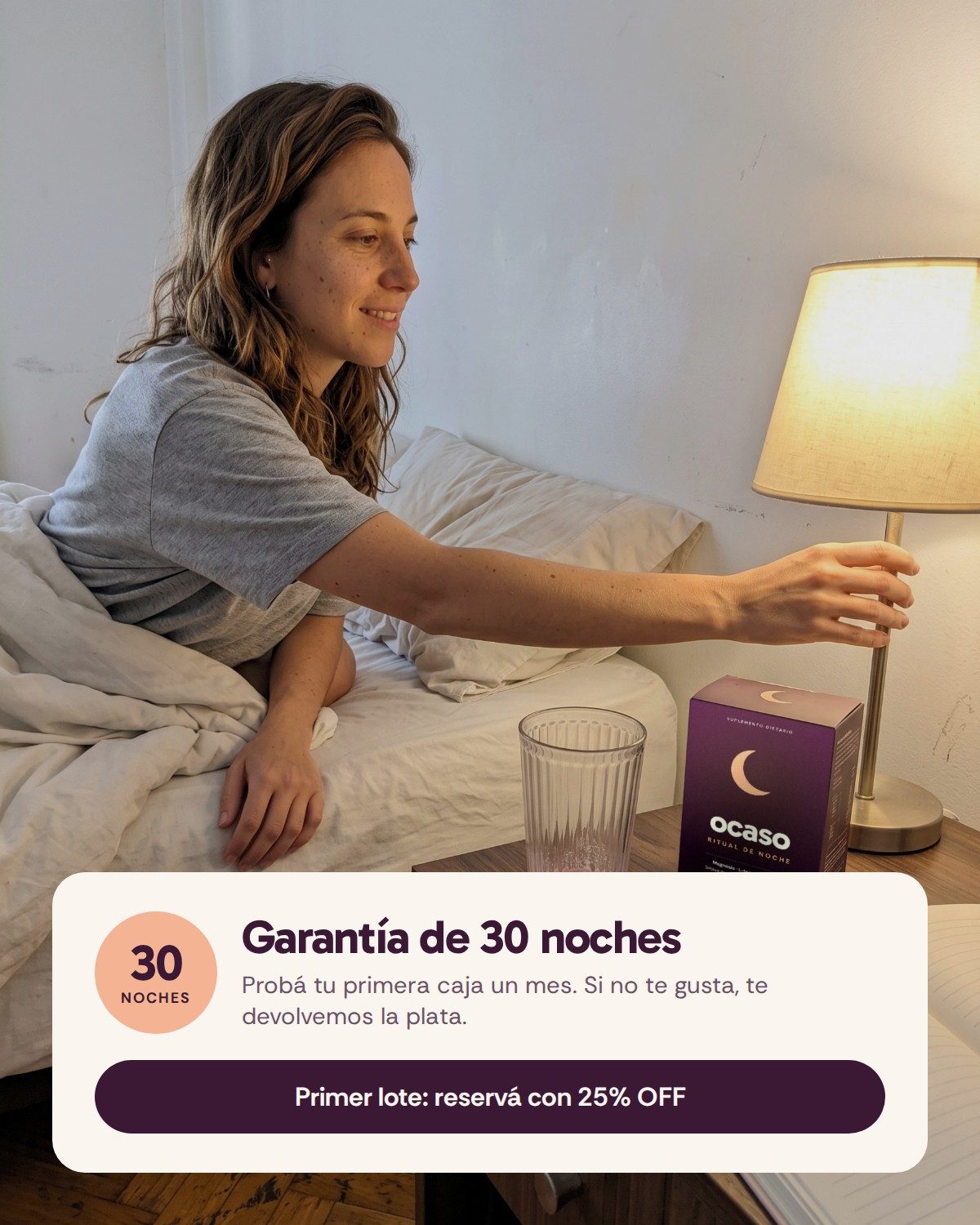 Garantía de 30 noches